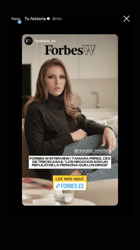 Tamara Pérez en Forbes España