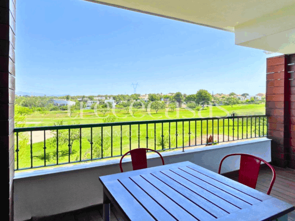 vistas al golf desde la terraza