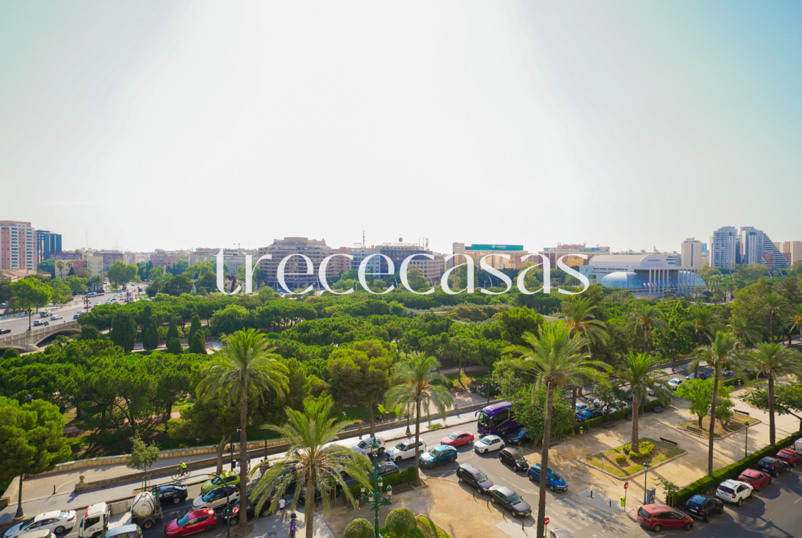 ático con vistas de Valencia
