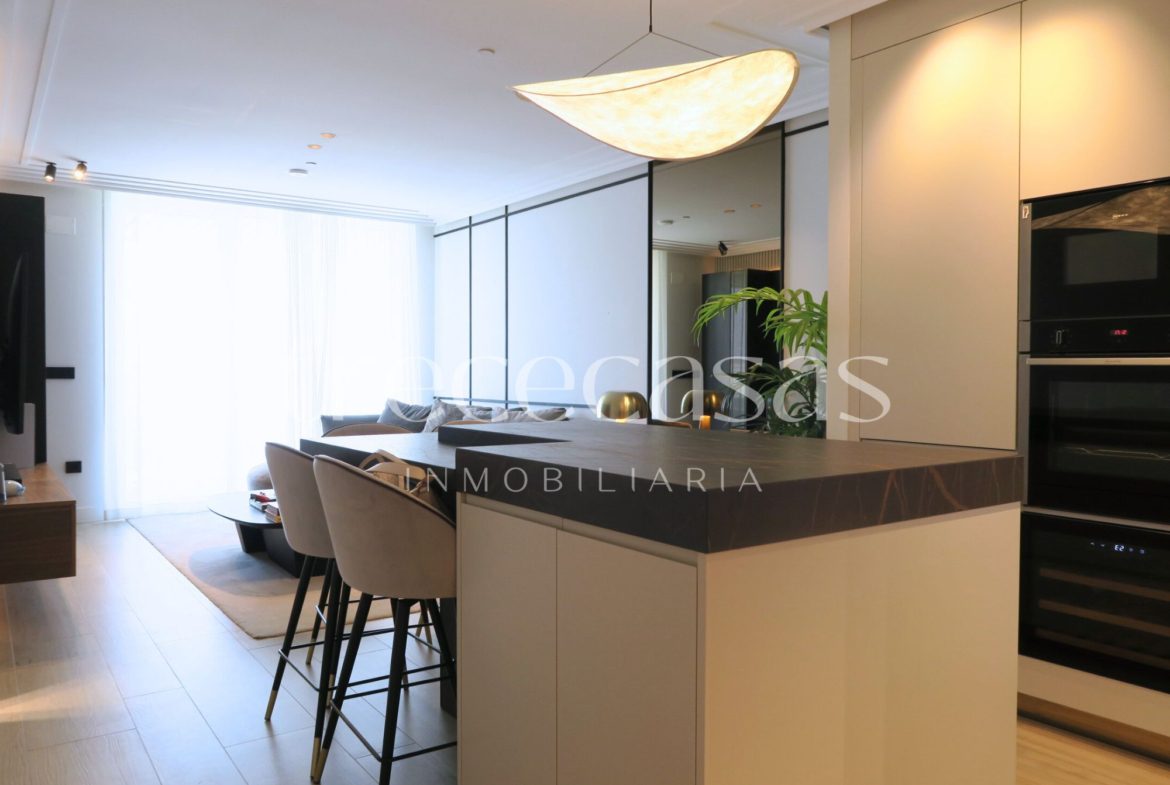 salón diáfano de piso en alquiler en IKON Valencia