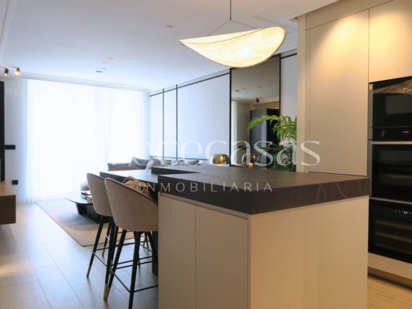 salón diáfano de piso en alquiler en IKON Valencia