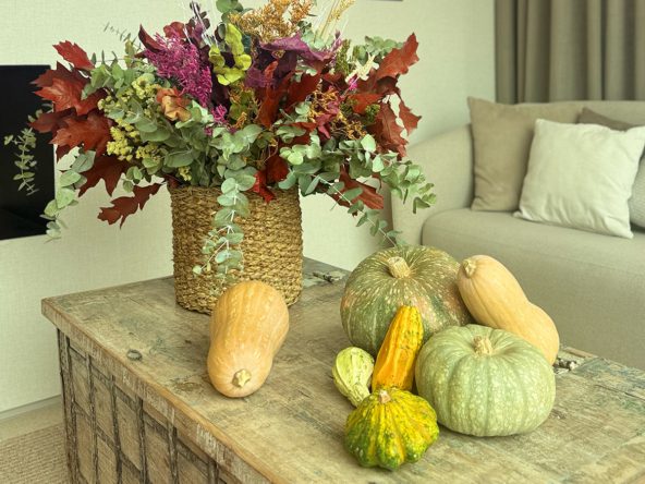 Decoración elegante en Halloween