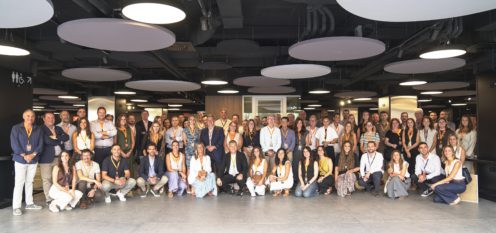 Patrocinadores en la zona VIP del Roig Arena Valencia Basket